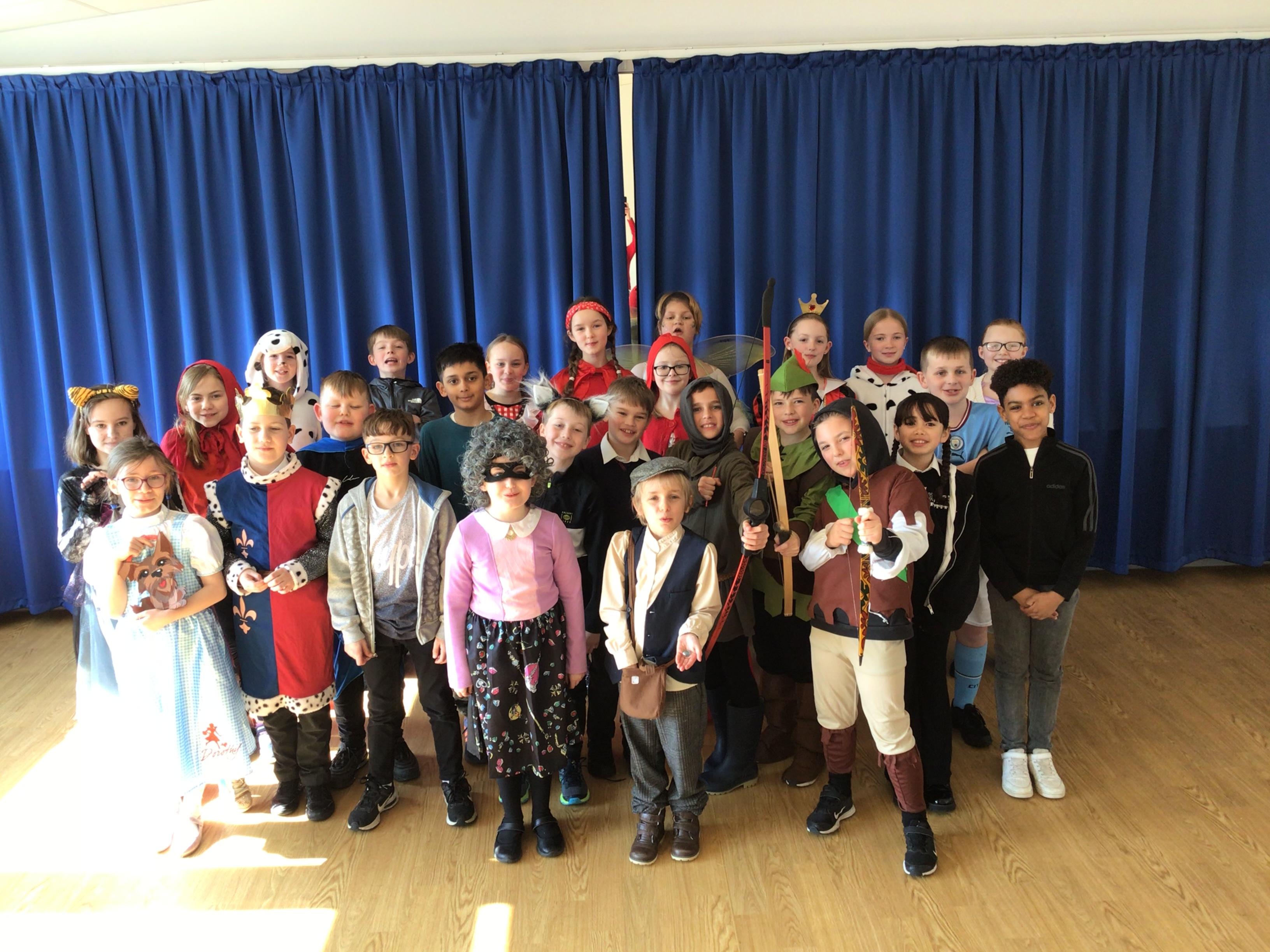 For World Book Day, we dressed up as book characters and wrote a book review. 